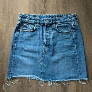 H&M Denim Mini Skirt